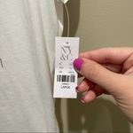 New York And Company NYC Skyline Rainbow Short Sleeve Tee Shirt White Size Large Photo 7