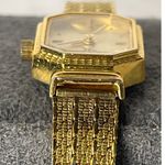 Diane Von Furstenberg  Gold Plated Mesh Stainless Steel Watch Vintage untested Photo 13