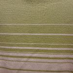 Adidas Green and Cream Crewneck Silk Sweater size M Photo 3