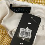 Dry Goods 21 Saints Yellow Gingham Mini Dress Size L Photo 3