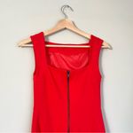 Mango  Suit Bright Red Sleeveless Mini Dress Size XXS Photo 3