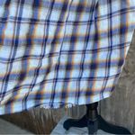 Gap Fall Color Plaid Scarf 99%Cotton 1%Spandex 84” L 25” W perfect accent piece Photo 3