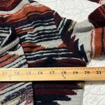 Lucky Brand  medium Aztec Navajo Open Front Drape Cardigan Sweater worn once Photo 6