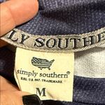 Simply Southern  USA medium embroidered red white & blue American flag sweatshirt Photo 9