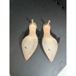 Loeffler Randall  Flora Suede and‎ Glitter Bow Mule Heels Size 8.5 B Photo 5