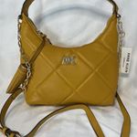 Anne Klein  Ochre Emerson Faux Leather Quilted Satchelcrossbody Bag Photo 0