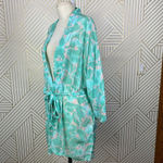Diane Von Furstenberg DVF x Onia Gina Wrap Tie Kimono‎ in Peach Skin Photo 4