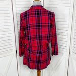 Victoria's Secret Victoria’s Secret Plaid Flannel Cinch Waist Sleep Nightshirt Red Pink Medium Photo 3