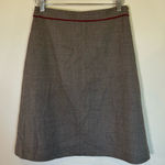 Elie Tahari ‎ Women's 4 US Wool blend gray a-line short skirt Photo 0