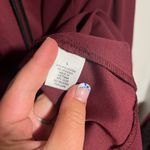 Dressbarn Maroon Blazer Tailored Open Front Size L Photo 3