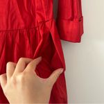 Tuckernuck Fiery Red Royal Shirt Dress Size S Photo 5