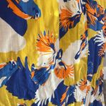 Anthropologie  Cassandra maxi Maeve DressYellow Blue Birds Short Sleeves X-Large Photo 14