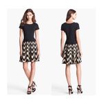 Parker Black Knit pleated dress Photo 3