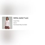 Lululemon Define Jacket *Luon Flush Pink Photo 4