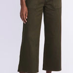 Just USA  Raina Patch Pocket Slim Wide Leg Jean olive Wide-Leg Pants die 31/12 Photo 0