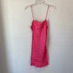 Rotate BirgerChristensen Pink Slip Dress with Animal Print size 4 Photo 1