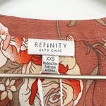City Chic NWT  Refinity Floral Oversized Tunic Top Lagenlook Relaxed US Size‎ 12 Photo 4
