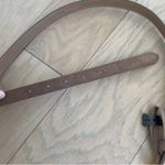 Veronica Beard NWOT Dash Suede Narrow Belt in Bark Brown Women’s Sz Small Photo 4