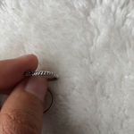 Silver Tone Hoop Earrings Small Lightweight Everyday Minimalist Jewelry Photo 3