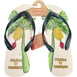 Farm Rio NWT Havaianas x  Banana Tree Flip‎ Flops Sandals Size 11 / 12 Photo 0