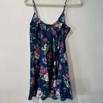 Private Luxuries Chemise Lingerie Gown‎ Slip Dress Size S Vintage Blue Photo 2