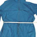 Spiritual Gangster  Natasha Teal Blue Jacket Rain Mac / Trench Coat - Size M -NEW Photo 7