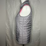 Layer 8 Women’s Reversible Puffer Vest XL Gray Pink Photo 4