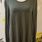 Artisan NY Olive Green Women's Long Sleeve Top Photo 0