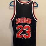Champion VINTAGE DEADSTOCK Nba Chicago Bulls JORDAN JERSEY BLACK Photo 1