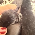 Talbots Black and Cream Nordic Patterned Cardigan Vest Photo 5