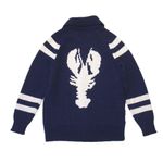 J.Crew NWT  Sweater Jacket with Lobster Detail in Raw Indigo Natural Cardigan XS Photo 10