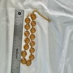 C Wonder yellow and gold tone link necklace Photo 6