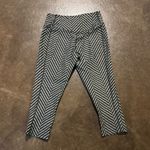 Nike  Black and Gray Zigzag Leggings Photo 3