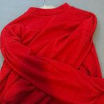 Amazon Red lantern-sleeve sweater Photo 0