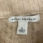 Banana Republic Cable Knit Cardigan S Cashmere Wool Tan Photo 11