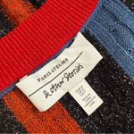 & Other Stories & Other Stories Glitter Striped Sweater Cable Knit Black Multi S *Missing belt* Photo 7