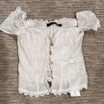 House of Harlow 1960 White Lace Trim Top Size XS Photo 0