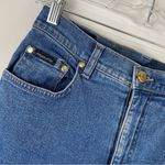 Vintage Escada Sport Logo Patch Jeans Sz 6 Medium Wash Blue Photo 4