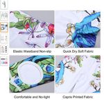 🆕 Witkey Stirrup Floral Yoga Pants White Size M Photo 4