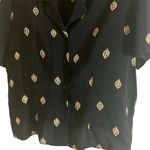 CLEO Petites Black Shirt with Gold Pattern Size undefined Photo 2