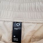 GapFit Women's Beige Ripstop Hiking‎ Pants Joggers Size Medium Photo 3