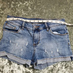 sts blue  Cuffed Distressed Denim Shorts Photo 1