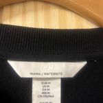 H&M  Black Maternity Sweatshirt Sweater size M Photo 1