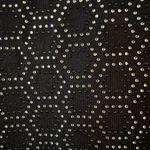 Lane Bryant Geometric Rhinestone Shirt Top Sweater Black Cotton Wool Blend 26-28 Photo 2