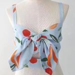 Finders Keepers  Calypso Top Blue Fruitbowl Photo 1