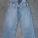Abercrombie & Fitch  Women's The Wide Leg Mid Rise Jeans Curve Love Sz 25 NWT Photo 0