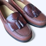 G.H. Bass Jackie Brown Leather Kiltie Tassel Loafers Classic Slip Photo 0