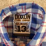DIXXON Flannel Company Gilmore Plaid Long Sleeve Shirt Women's Blue Western XS Photo 8