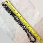 SIMON SEBBAG Black White Tortoise Agate Sterling Silver Necklace & Bracelet Set Photo 7