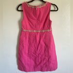 Lilly Pulitzer  Rosie Shift Dress Pink and Gold Tank Sleeveless Women’s 2 Photo 3